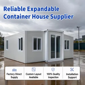 Modern 20/40 Ft Modular Prefabricated Expandable Tiny Container House for Farm Stay Resort