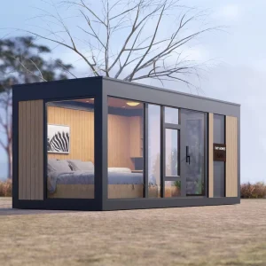 Modern 20 40ft High Cube Luxury Shipping Container Homes Prefabricated 1 Bedroom Stackable Units in USA and China