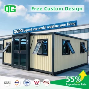 Modern 20FT/30FT/40FT Luxury Prefabricated Steel Container House Expandable With Bathroom And Kitchen For Villa Application
