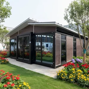 Modern 20ft 30ft 40ft Expandable Steel Container House with Roof Prefab Kitchen Bedroom Bathroom