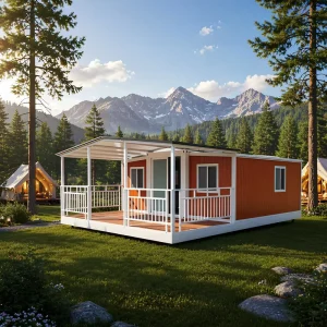 Modern 20ft Expandable European Design Container House Porch Vacation Resort Home Prefab Villa Hotel Apartment Casas Contenedor
