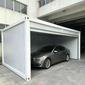 Modern 20ft Modular Garage Prefab Metal Carport House Portable Outdoor Storage Shed Prefabricated Car Garage Customization