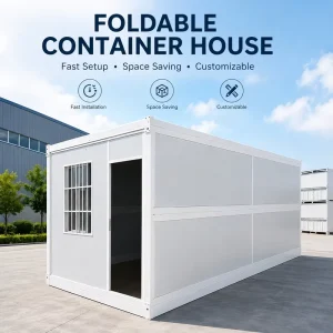 Modern 20ft Steel Mobile Foldable Z Shaped Container House One Bedroom Prefab House for Hotel Use
