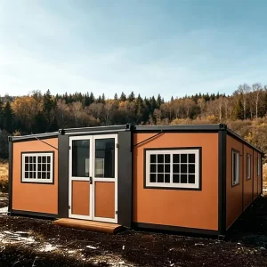 Modern 40FT Expandable Container Home Foldable Steel Modular Villa for Hotel Airbnb Resort Investment Projects OEM Supply