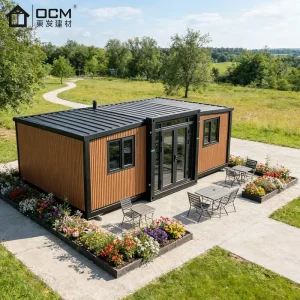 Modern 40ft Expandable Container House for USA Market Prefabricated Modular Villa Airbnb Resort Living Folding Container Homes