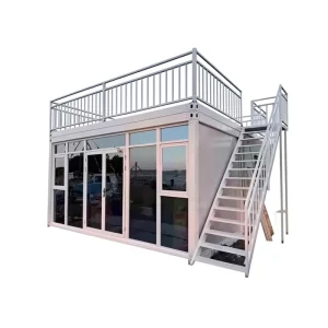 Modern 40ft Steel Prefab House Detachable Office Container for Hotels Workshops Apartments Sandwich Panel Bedrooms Shops