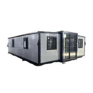 Modern Breathable Eco-Friendly Steel & Wooden Container House with 20ft Expansion 1 Year Warranty for Hotels Office Buildings