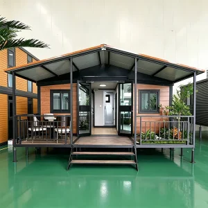 Modern Breathable Extensible Foldable Container House Double Sided Unfolding Small Sized Residence for School Mall Use Ready
