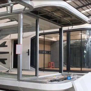 Modern Capsule Pod Home Portable Folding Container Prefab Smart Energy Efficient Eco Friendly Micro Living Unit Office Building