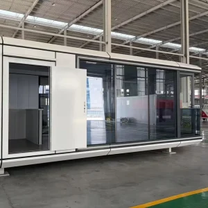 Modern Custom Apple Cabin Container House Prefabricated Soundproof Smart Capsule Home for Living Office