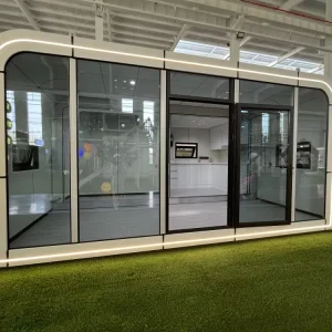 Modern Design Apple Cabin Detachable Prefabricated Container Houses for Apartment Home Office Living Room