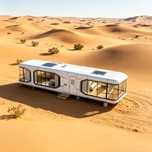 Modern Design Mobile Modular Prefabricated Hotel Container House Space Capsule Light Steel Structure Fast Build Waterproof