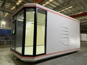 Modern Design Outdoor Living Container Home Fast Constructed Steel Frame Apple Pod Cabin Office Villa Use Bedroom Sandwich Panel