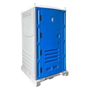 Modern Design Portable Toilet HDPE Material Easy Installation Blue Outdoor Use