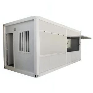 Modern Detachable Container Office Building with Steel Sandwich Panel Breathable Prefab