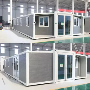 Modern Expandable Container House Backyard Guest House Prefab Granny Flat Luxury Villa Bedroom Bathroom Hotel Soundproof