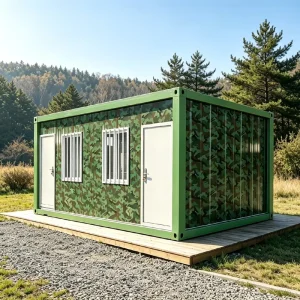 Modern Expandable Container House Fast Construction A Frame House Prefab Cabin for Unused Land
