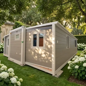 Modern Expandable Container House Portable Prefabricated Structure 5-Year Warranty Waterproof Breathable Secure Made Villa