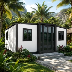 Modern Expandable Container House Prefabricated Modular Home for Resort Villa Apartment and Commercial Projects