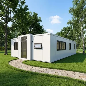 Modern Expandable Steel Prefab Modular Container Buildings with Sandwich Panels for Villas, Living Quarters and Office Buildings