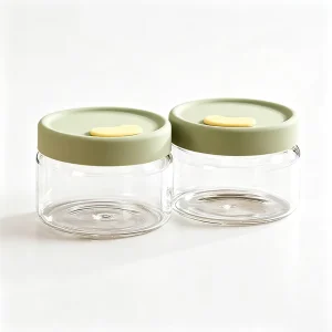 Modern High Borosilicate Glass Lunch Box Set with Fresh Sealed Microwave Oven for Camping Use