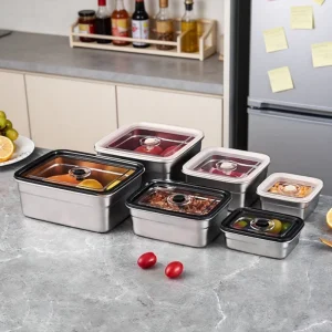 Modern Leakproof Sealed Vacuum Antibacterial Fresh Keeping Airtight Eco Friendly Durable Food Grade Food Container