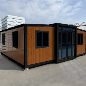 Modern Luxury 2 Story Expandable Container House 20ft 40ft Light Gauge Steel Waterproof Windproof 3 5 Bedrooms Kitchen Living