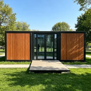 Modern Luxury 20 40ft Prefabricated Container House Waterproof Insulation Steel Sandwich Panel for Hotels Villas Residences