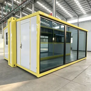 Modern Luxury Portable Container Houses 700mm Expandable Modular Cabins Foldable Design for Home Office Apartment Hotel Villa