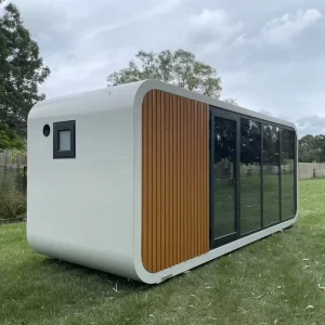 Modern Luxury Prefab Container House Fast Install Portable Modular Tiny Home Mobile Space Capsule Cabin for Hotel and Office