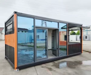 Modern Minimalist 20ft Prefabricated Modular Backyard Tea Room Detachable Flat Pack Container House for Villa & Hotel Use