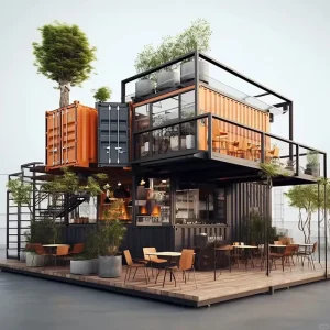 Modern Modular Breathable 20 Foot Container House with Quick Installation for Bedroom Bar Restaurant Home Use