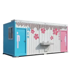 Modern Outdoor Bathroom Shower Prefab Modular Container Toilet Shipping Container Restrooms Office Workshop for Sale