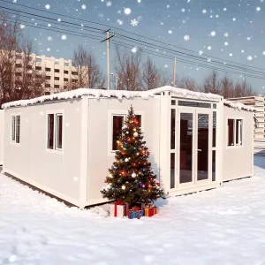 Modern Popular Prefabricated Apple Cabin House Tiny House Ready to Ship Granny Flat