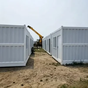 Modern Prefab Container House 20ft Modular Steel Building for Coffee Shop Office Workshop Studio Garden Living