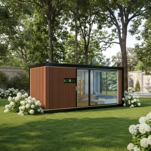Modern Prefabricated Apple Cabin House Expandable Container for Home Office Warehouse Granny Flat