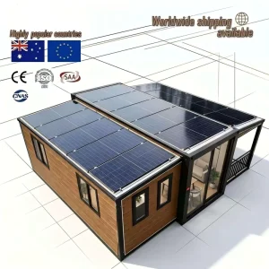 Modern Prefabricated Container Homes 1 2 Bedroom Tiny House with Kitchen Modular Cabin for Commercial Residential Use