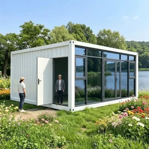 Modern Prefabricated House 20ft Detachable Expandable Container Home A1 Fireproof Luxury Modular Villa for Residential Office