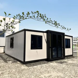 Modern Prefabricated Steel Expandable Container Houses Waterproof Windproof Customizable Size Luxury Villa Tiny Homes Ready Ship