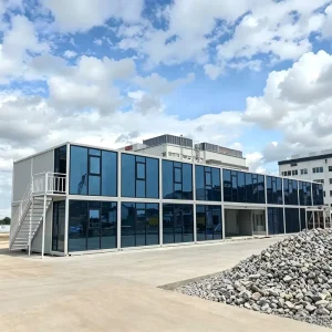 Modern Prefabricated Steel Modular Container House Flatpack Shipping Container Home for Hotel Kitchen Use Sandwich Panel