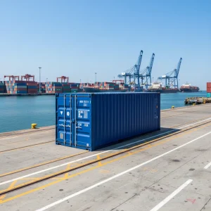 Modern Retro High Strength Efficient Loading ISO Shipping 20ft Storage Container