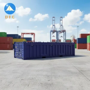 Modern Retro ISO Dry Cargo Shipping Container Half Height 20gp Offshore Shipping Container