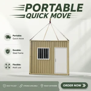Modern Steel Prefab Home Solutions Steel Container House Kits for Office Building School Workshop Use Tiny Home Folding House