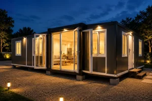 Modern Tiny Expandable Container Home for Resort Villa