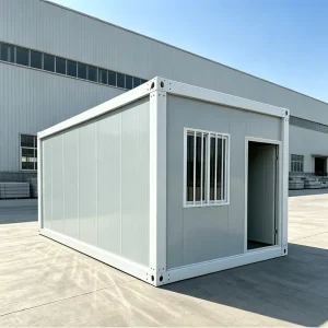 Modern White Office Container House Prefab Modular Site Office Cabin 20ft Flat Pack for Construction 40ft