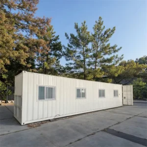 Modified 40HC 40-foot Storage Shipping Container Office Site Accommodation Container with Insulation A/C