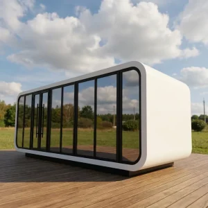 Modular Cabin Durable Soundproof Fast Build for Construction Site Temporary Housing Insulated Waterproof Fireproof Apple Cabin