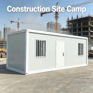 Modular Container House 20ft with Sandwich Panel for Relief Camp and Disaster Relief Temporary Housing
