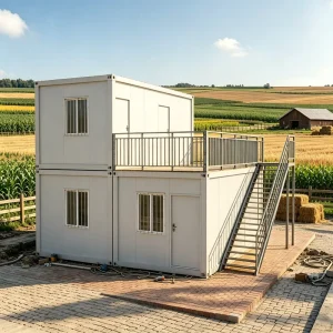 Modular Container House Prefabricated Farm House Detachable Portable Container Shop Ready Made Housing Unit