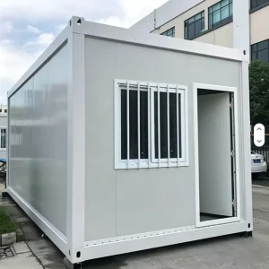 Modular Flat Pack All-Steel Container Houses 10ft 20ft 40ft Detachable Portable Breathable Contemporary Design Hotel Apartment